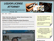 Tablet Screenshot of liquorlicenseattorney.net